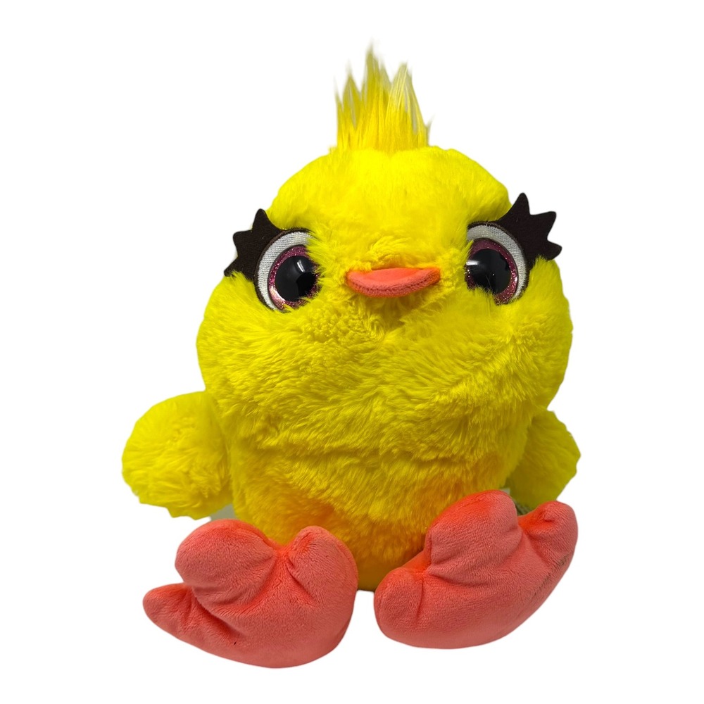 Disney Parks Toy Story 4 Ducky Plush Yellow Duck Carnival Bird Stuffed Animal